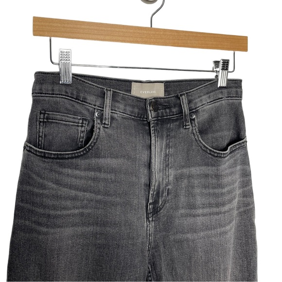 Everlane | High Rise Straight Jean in Washed Black 27 - Picture 4 of 7